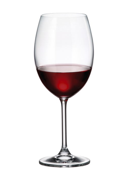 Bohemia Set 6 Copas de Vino Clara 580 cc, 7 cm x 9 cm x 23.5 cm (4 Cajas)