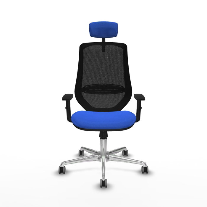 PIQUERAS Y CRESPO Silla de oficina Mardos Azul/Negro con Mecanismo Sincro PIQUERAS Y CRESPO Silla de oficina Mardos Azul/Negro con Mecanismo Sincro