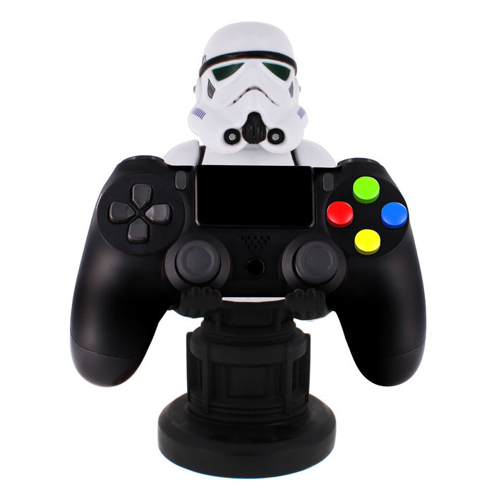 EXQUISITE GAMING Cable Guy Soporte Star Wars Stormtrooper Figura 21cm para Mandos y Móviles EXQUISITE GAMING Cable Guy Soporte Star Wars Stormtrooper Figura 21cm para Mandos y Móviles