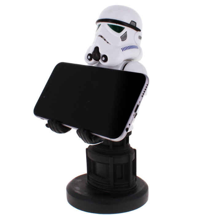 EXQUISITE GAMING Cable Guy Soporte Star Wars Stormtrooper Figura 21cm para Mandos y Móviles EXQUISITE GAMING Cable Guy Soporte Star Wars Stormtrooper Figura 21cm para Mandos y Móviles