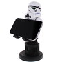 EXQUISITE GAMING Cable Guy Soporte Star Wars Stormtrooper Figura 21cm para Mandos y Móviles
