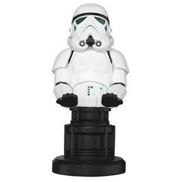 EXQUISITE GAMING Cable Guy Soporte Star Wars Stormtrooper Figura 21cm para Mandos y Móviles