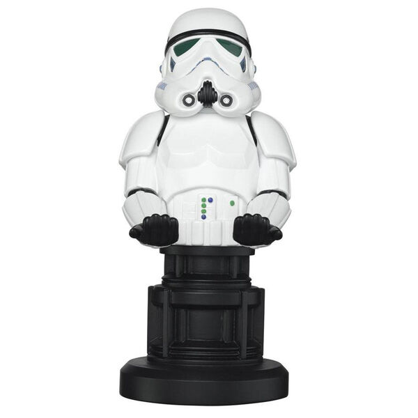 EXQUISITE GAMING Cable Guy Soporte Star Wars Stormtrooper Figura 21cm para Mandos y Móviles EXQUISITE GAMING Cable Guy Soporte Star Wars Stormtrooper Figura 21cm para Mandos y Móviles