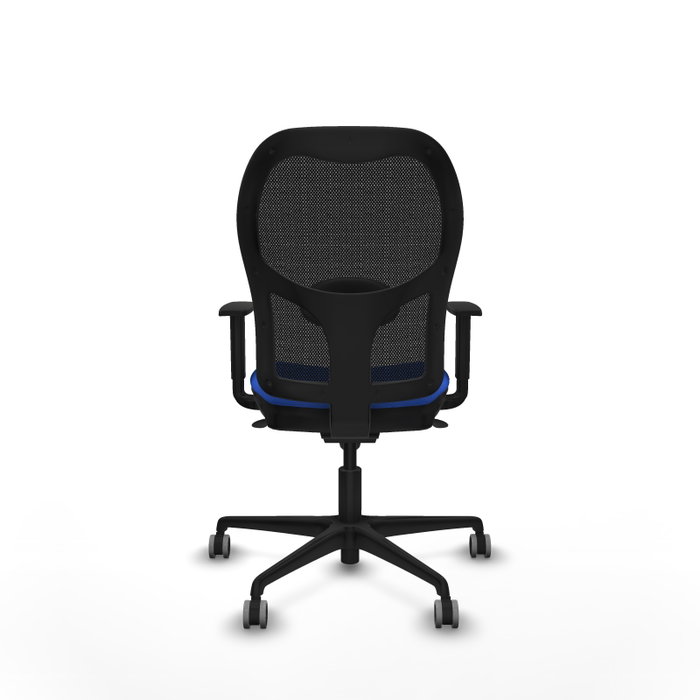 PIQUERAS Y CRESPO Silla de oficina Jorquera Azul y Negro