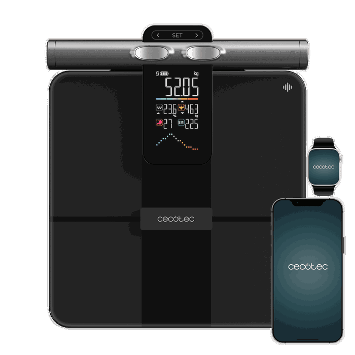 Cecotec Surface Precision HealthySmart Pro Báscula de Baño Premium Cecotec Surface Precision HealthySmart Pro Báscula de Baño Premium