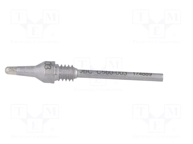 JBC TOOLS Pico para máquinas desoldadoras 2,7x1mm JBC TOOLS Pico para máquinas desoldadoras 2,7x1mm