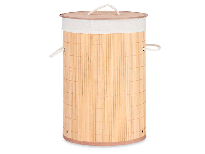 KIPIT Pongotodo Bambú Redondo Tela Natural 35 x 50 cm KIPIT Pongotodo Bambú Redondo Tela Natural 35 x 50 cm