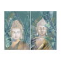 DKD Home Decor Cuadro Lienzo Buda Tropical (Surtido de 2 unidades)