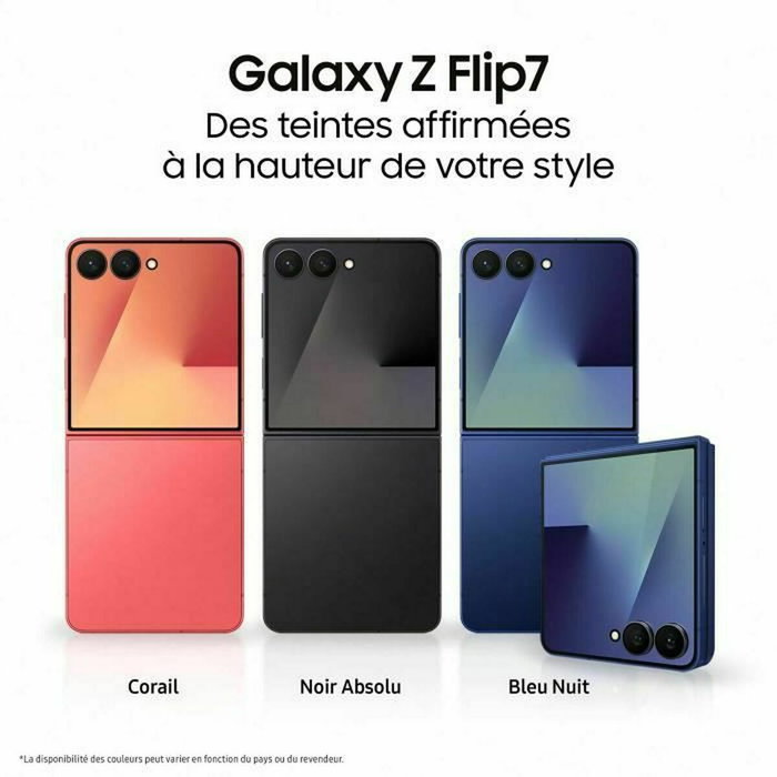 Samsung Galaxy Z Flip7 5G 512GB Negro Jetblack