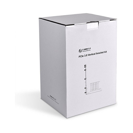 Lian Li Kit Riser PCIe 4.0 16X para O11 Dynamic Mini con soporte vertical y cable de 20 cm (Blanco)