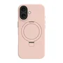 Dbramante1928 Roskilde Kick Icon - Funda para Apple iPhone 17, Compatible con MagSafe, Arena Rosa, Resistente a Caídas 1.2 m, con Soporte de Sobremesa
