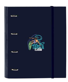 Carpeta de anillas El Niño Kook Azul marino 27 x 32 x 3.5 cm