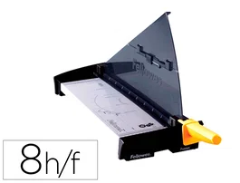 Fellowes Cizalla de Palanca Fusion A3 Metálica, hasta 10 hojas (80 gr), Base Metálica, Cuchilla Acero Inoxidable SafeCut
