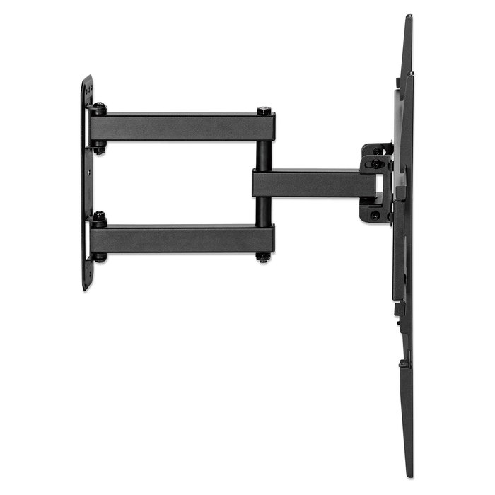MANHATTAN TV-Wandhalterung FullMotion Articulada para Pared, Pantallas de 32"-55" (81-140 cm), Soporte VESA 100x100-400x400 mm, Carga Máx. 35 kg, Negro
