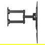 MANHATTAN TV-Wandhalterung FullMotion Articulada para Pared, Pantallas de 32"-55" (81-140 cm), Soporte VESA 100x100-400x400 mm, Carga Máx. 35 kg, Negro