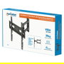 MANHATTAN TV-Wandhalterung FullMotion Articulada para Pared, Pantallas de 32"-55" (81-140 cm), Soporte VESA 100x100-400x400 mm, Carga Máx. 35 kg, Negro
