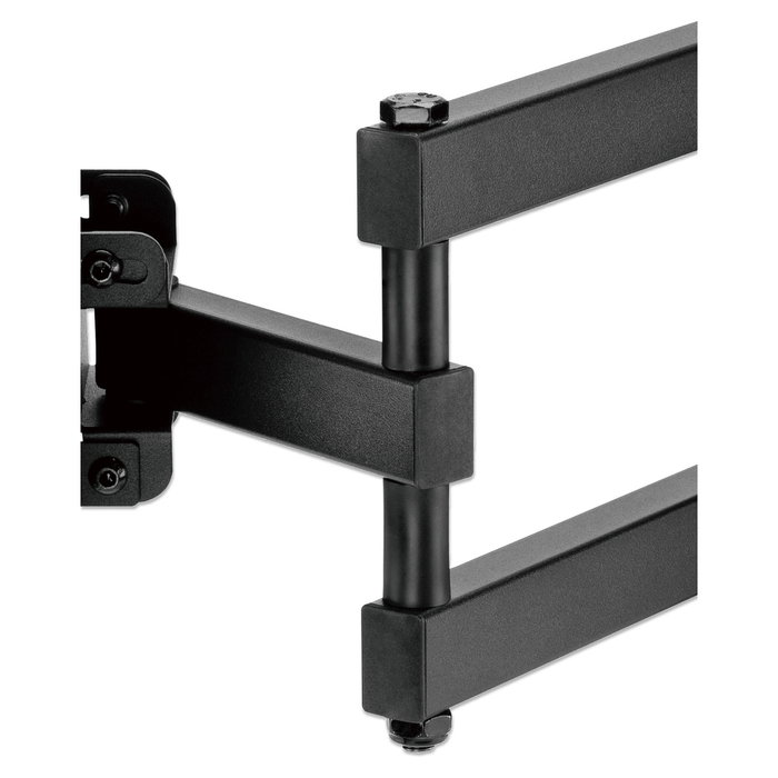 MANHATTAN TV-Wandhalterung FullMotion Articulada para Pared, Pantallas de 32"-55" (81-140 cm), Soporte VESA 100x100-400x400 mm, Carga Máx. 35 kg, Negro
