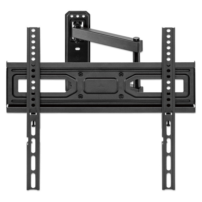 MANHATTAN TV-Wandhalterung FullMotion Articulada para Pared, Pantallas de 32"-55" (81-140 cm), Soporte VESA 100x100-400x400 mm, Carga Máx. 35 kg, Negro