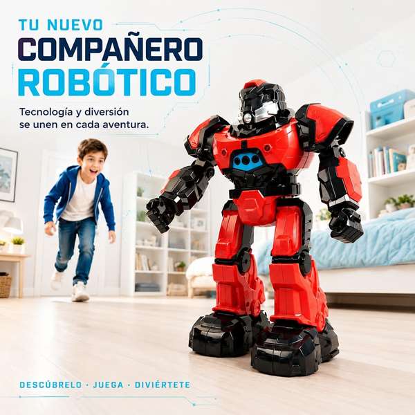 Crazon Robot a control remoto con infrarrojos y seguimiento inteligente - Rojo Crazon Robot a control remoto con infrarrojos y seguimiento inteligente - Rojo
