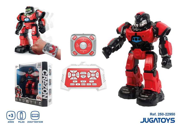Crazon Robot a control remoto con infrarrojos y seguimiento inteligente - Rojo Crazon Robot a control remoto con infrarrojos y seguimiento inteligente - Rojo