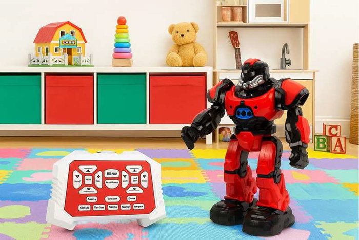 Crazon Robot a control remoto con infrarrojos y seguimiento inteligente - Rojo Crazon Robot a control remoto con infrarrojos y seguimiento inteligente - Rojo