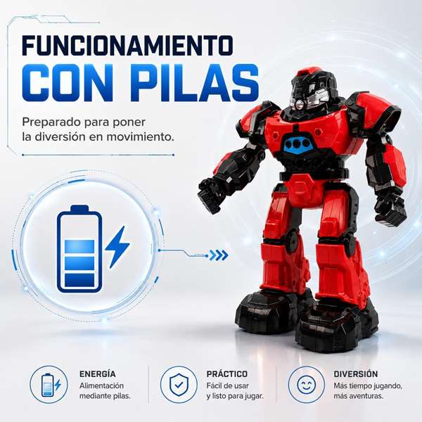Crazon Robot a control remoto con infrarrojos y seguimiento inteligente - Rojo Crazon Robot a control remoto con infrarrojos y seguimiento inteligente - Rojo