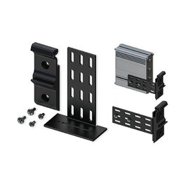 Teltonika PR5MEC23 Kit de Montaje en Carril DIN, ABS, Acero, Negro