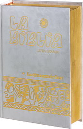 Verbo Divino, Biblia Latinoam. letra grande nacarina, canto dorado - Verbo Divino