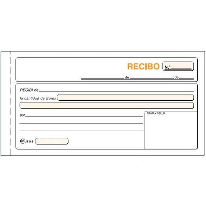Talonarios Talonario Recibos Tercio De Folio Duplicado Autocopia Talonarios Talonario Recibos Tercio De Folio Duplicado Autocopia
