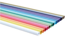 FABRISA Pack de 9 rollos de papel kraft verjurado negro 1x3 m