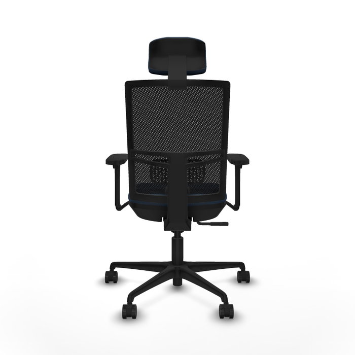 PIQUERAS Y CRESPO Silla de oficina Yunquera con mecanismo Sincro, Azul marino y Negro PIQUERAS Y CRESPO Silla de oficina Yunquera con mecanismo Sincro, Azul marino y Negro