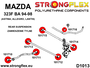 StrongFlex STF101716B Silentblock Estabilizador Trasero - Alta flexibilidad, resistencia a carga, abrasión, temperatura, desgarro, aceites y clima.