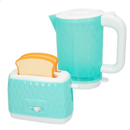 PLAY Set de tostadora y hervidor de juguete con luz y sonido