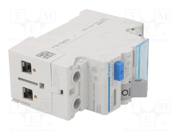HAGER Interruptor diferencial 16A 30mA 1+N Tipo A
