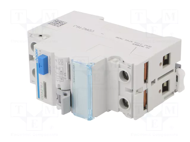 HAGER Interruptor diferencial 16A 30mA 1+N Tipo A
