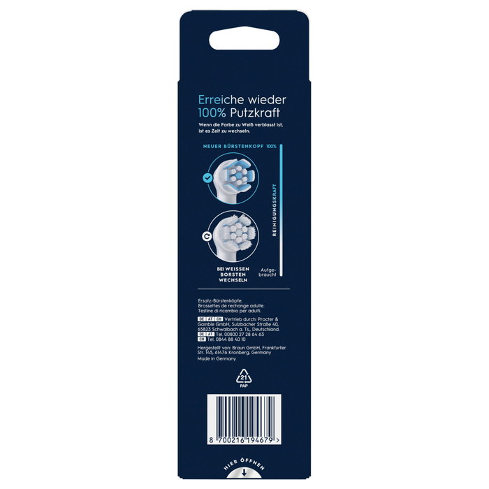 Oral-B iO Cabezales de Repuesto Gentle Cleaning, 6 unidades Oral-B iO Cabezales de Repuesto Gentle Cleaning, 6 unidades