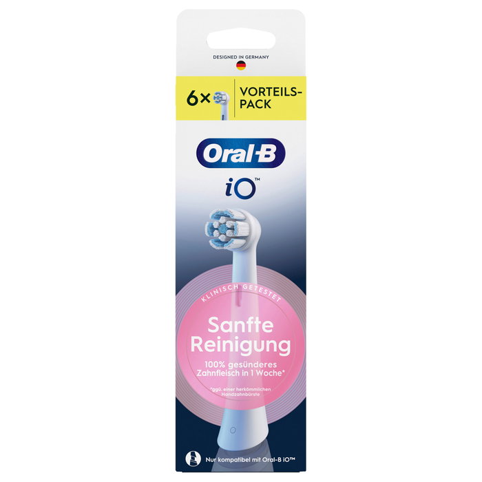 Oral-B iO Cabezales de Repuesto Gentle Cleaning, 6 unidades Oral-B iO Cabezales de Repuesto Gentle Cleaning, 6 unidades