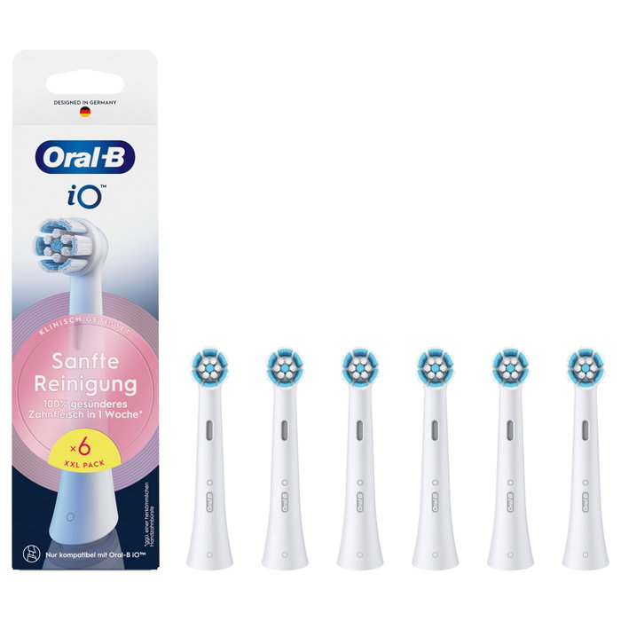 Oral-B iO Cabezales de Repuesto Gentle Cleaning, 6 unidades Oral-B iO Cabezales de Repuesto Gentle Cleaning, 6 unidades