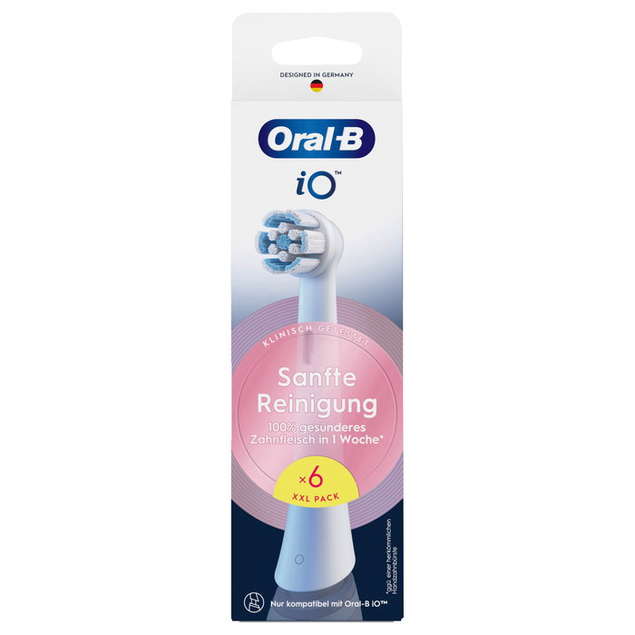 Oral-B iO Cabezales de Repuesto Gentle Cleaning, 6 unidades Oral-B iO Cabezales de Repuesto Gentle Cleaning, 6 unidades
