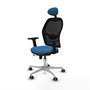 PIQUERAS Y CRESPO Silla de oficina Jorquera Azul claro y Negro