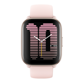 Amazfit Active Reloj Inteligente GPS, Pantalla AMOLED 1.75", Rosa, 5 ATM, Bluetooth 5.2, Monitor de Frecuencia Cardíaca - Ref: W2211EU4N