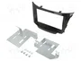 4CARMEDIA Bastidor de montaje de radio 2 DIN para Hyundai i30, negro brillante