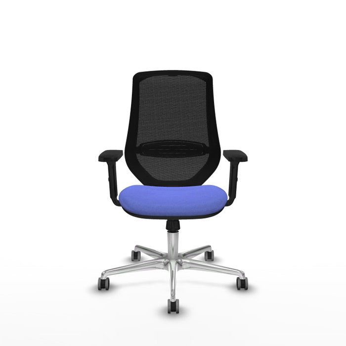 PIQUERAS Y CRESPO Silla de oficina Mardos Azul claro y Negro