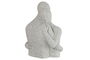 DKD Home Decor Figura Romántica de Pareja de Resina Blanca, Estatua Decorativa para Salón y Dormitorio, Adorno del Hogar 38.5x25.8x22.5 cm