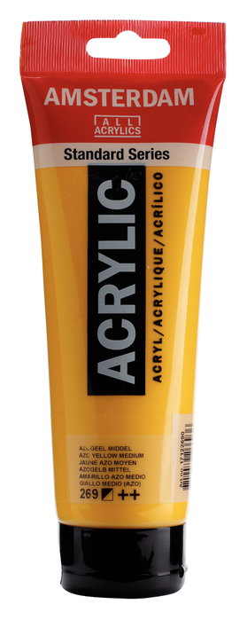Amsterdam Standard Series Acrílico Amarillo Azo Medio 269 de 250 ml Amsterdam Standard Series Acrílico Amarillo Azo Medio 269 de 250 ml