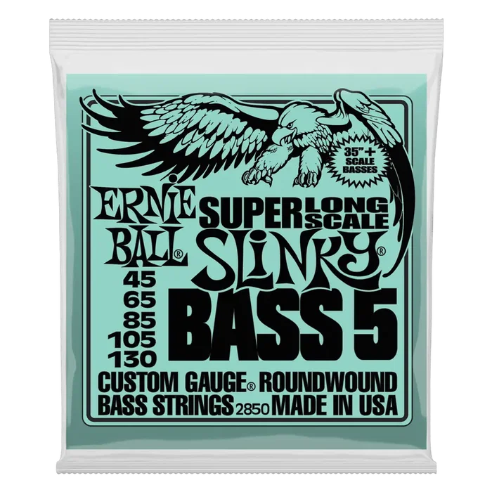 ERNIEBALL Juego de cuerdas de bajo eléctrico Slinky Long Scale Regular 5 cuerdas 45-130 ERNIEBALL Juego de cuerdas de bajo eléctrico Slinky Long Scale Regular 5 cuerdas 45-130