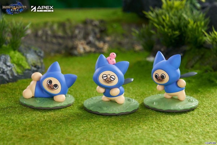 Monster Hunter Rise Pack de 6 Figuras Felyne Cat Monster Hunter Rise Pack de 6 Figuras Felyne Cat