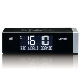 Lenco CR-640BK Negro/Plata