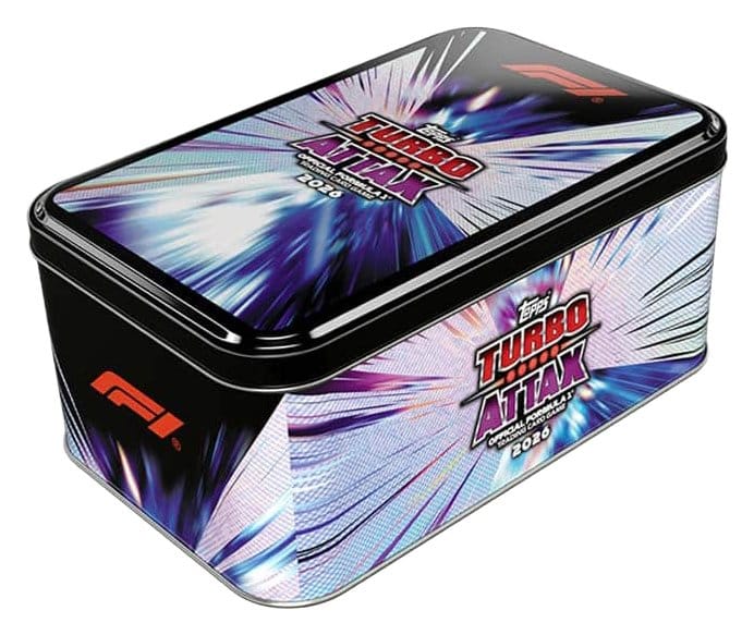 Topps/Merlin Fórmula 1 Turbo Attax 2026 Cartas Coleccionables Super Tin Topps/Merlin Fórmula 1 Turbo Attax 2026 Cartas Coleccionables Super Tin