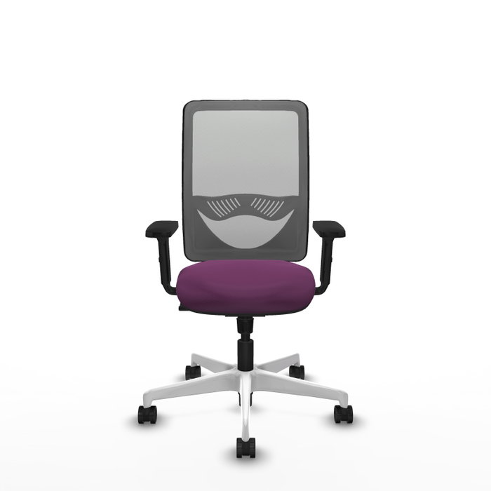 PIQUERAS Y CRESPO Silla de oficina Zulema Morado y Gris PIQUERAS Y CRESPO Silla de oficina Zulema Morado y Gris